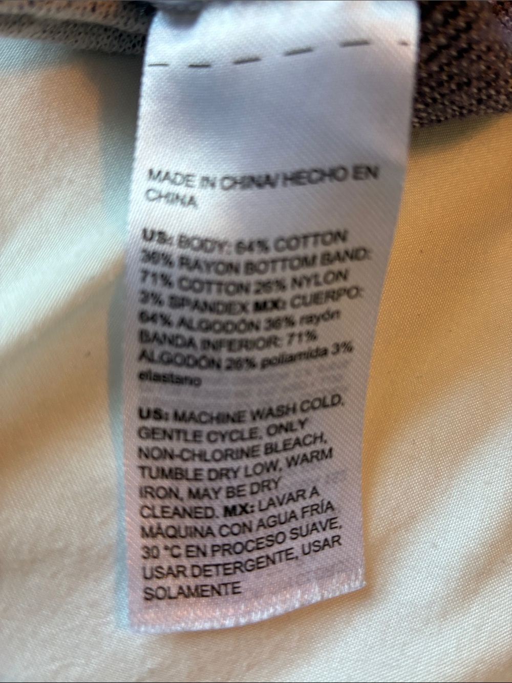 Chico's Purple Floral Short Sleeve Sweater - Picture 6 of 6